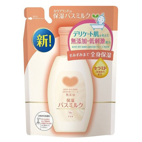 [牛乳石鹸]カウブランド 無添加バスミルク 詰替用480ml 入浴剤