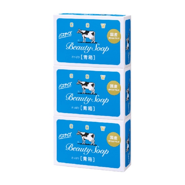 [牛乳石鹸]カウブランド 青箱 バスサイズ （130g×3コパック）(石けん・せっけん)