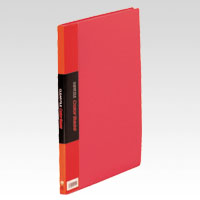 クリアーファイル・カラーベース [132C] 1冊 Ａ４判タテ型 本体色：赤 (クリアファイル)