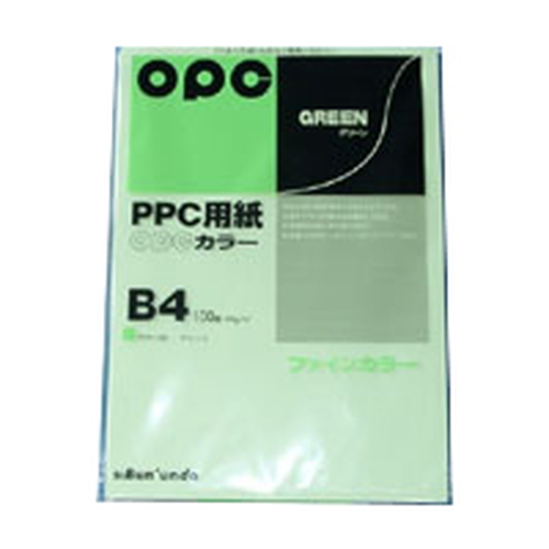 ファインカラーPPC/NEWファインカラー [カラー346] 100枚 ファインカラーPPC B4判 本体色：グリーン - 健康エクスプレス