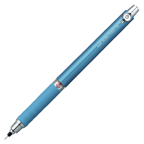 [三菱鉛筆] クルトガシャープ ラバーグリップ 0.5 ブルー M56561P.33