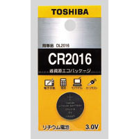 【ゆうパケット配送対象】コイン型リチウム電池 [CR2016EC] 1個(メール便)