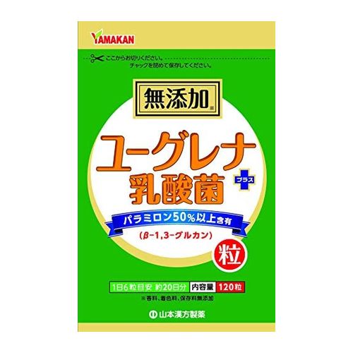 山本漢方製薬 ユーグレナ+乳酸菌 120粒