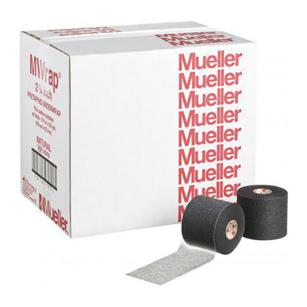 Mueller(ミューラー)Mラップカラービッグ ブラック 1箱（48巻入）サポート メンテナンス テーピング 130707