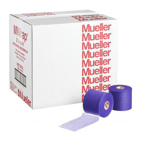 Mueller(ミューラー)Mラップカラービッグ パープル 1箱（48巻入）サポート メンテナンス テーピング 130712