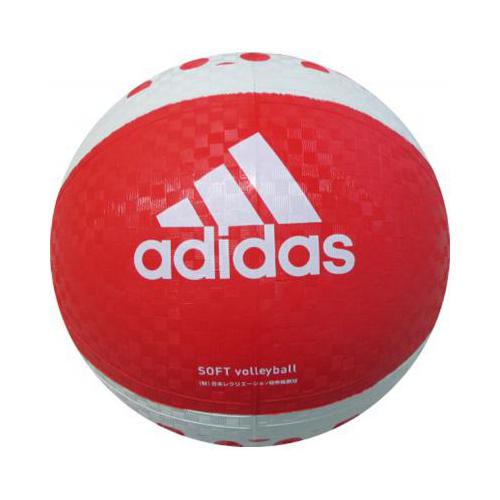 adidas（アディダス） ソフトバレーボール 赤×白
