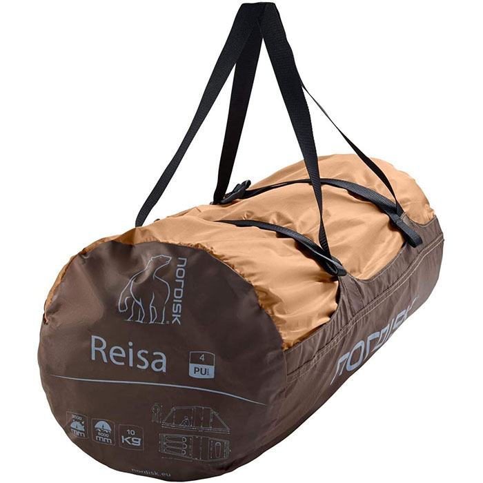 【国内正規品】NORDISK ノルディスク Reisa 4 PU Tent cashew(レイサ4 カシュー テント トンネルテント 4人用