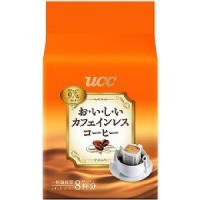 UCC おいしいカフェインレスコーヒー ドリップコーヒー 8杯分