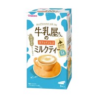 和光堂 牛乳屋さんのカフェインレス ミルクティー 12g×8本入り 箱(インスタント食品)