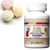 LIFE STYLE(饤ե) Ҷѥޥӥߥ 60γ[֥å][ץ饤][ץ][Multi Vitamin & Mineral][KIDS][å]