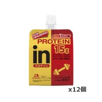 森永製菓 inゼリープロテイン15g パインヨーグルト味 x12個 [36JMM11400] [タンパク質] [サプリメント] [健康][トレーニング] [美容] ウイダー