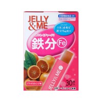 北辰フーズ JELLY&ME 鉄分ブラットオレンジゼリースティック 10gX30本 健康食品