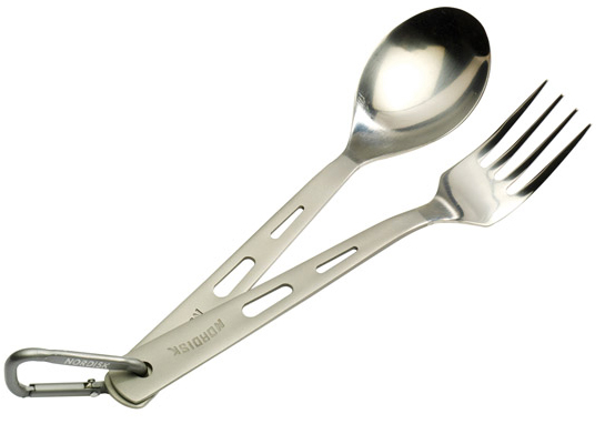 NORDISK フォーク・スプーンセット Titan Cutlery 2pc Set(チタン製 